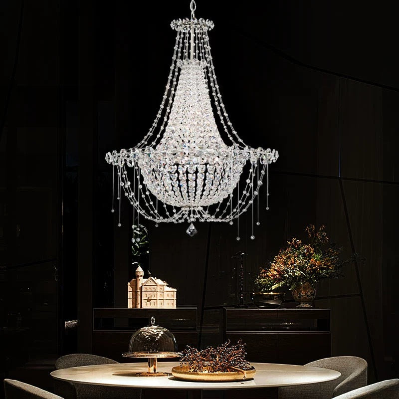 Elegant Crystal Chandelier for Dining Room - Lassola Lighting
