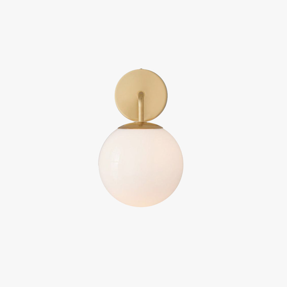 Valentina French Metal Glass Wall Lamp - Bedroom Lighting