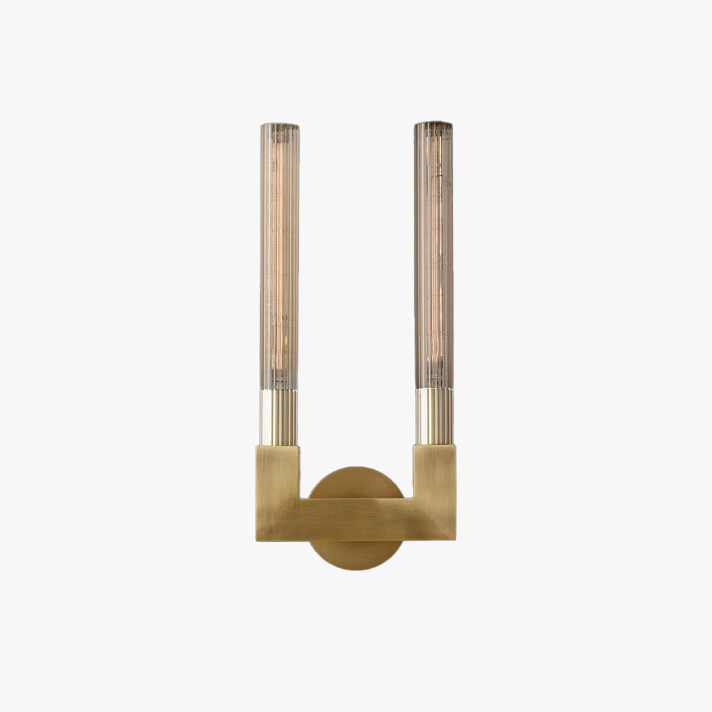 Quinn Nordic Metal Glass Indoor Wall Lamp