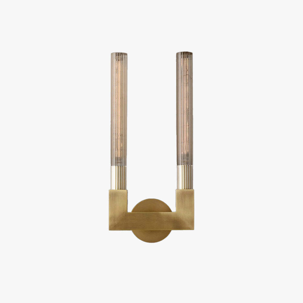 Quinn Nordic Metal Glass Indoor Wall Lamp
