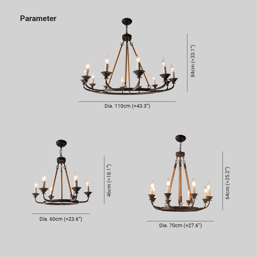Epoch Chandelier Dimensions