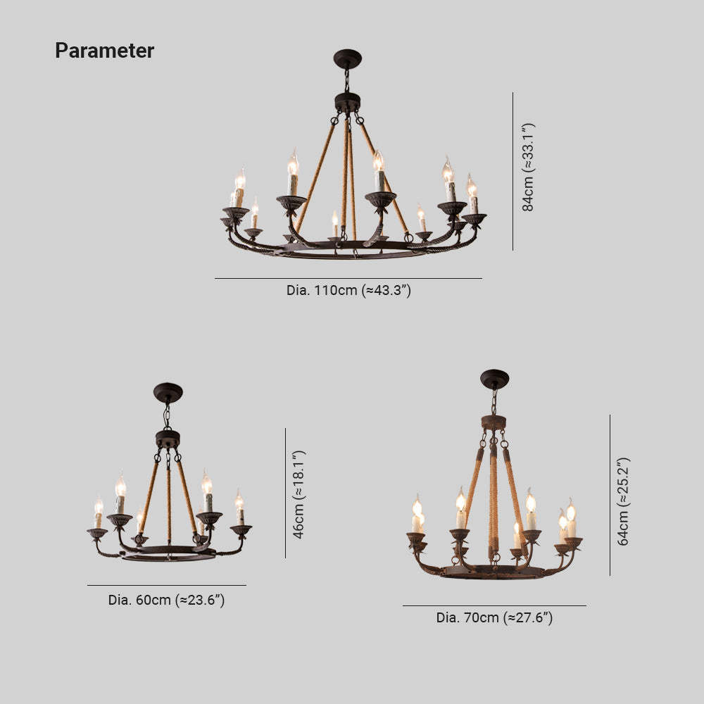 Epoch Chandelier Dimensions