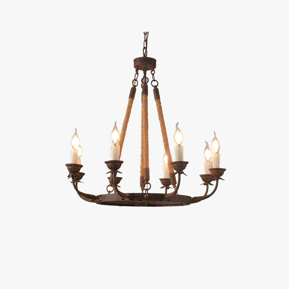 Epoch Retro American Metal Chandelier, dining room lighting