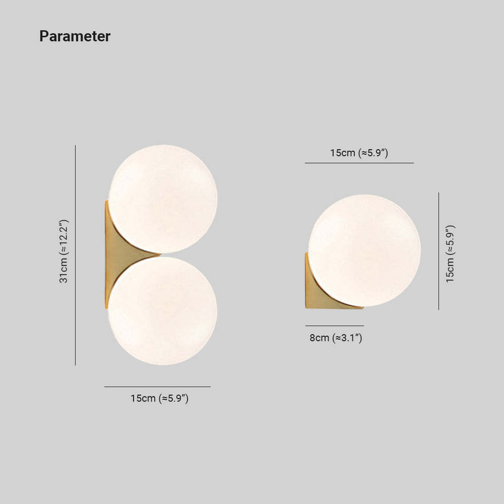 Valentina Wall Lamp Dimensions
