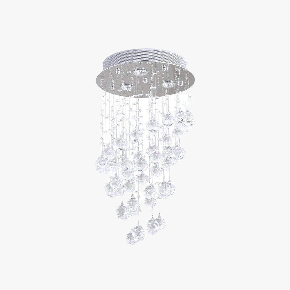 Alana Long Flush Mount Ceiling Light with Glass Balls