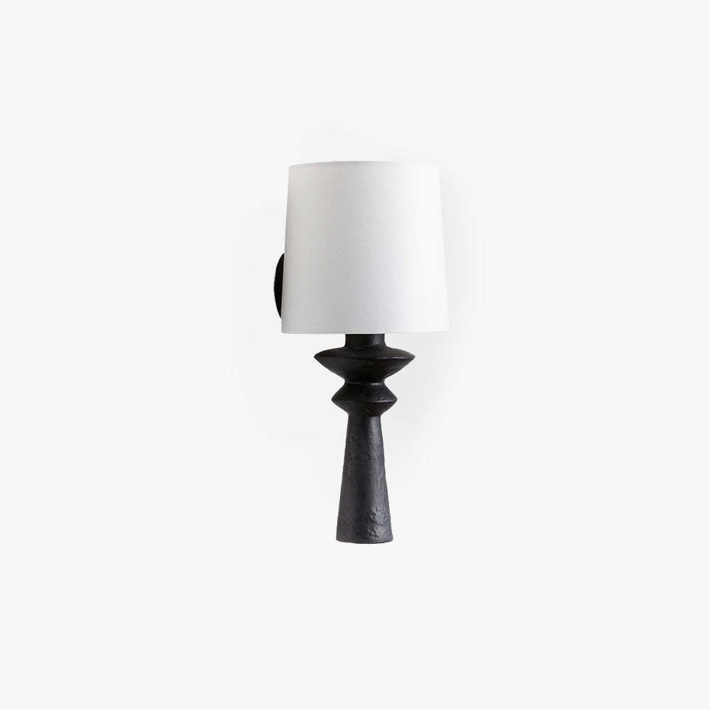 Alessio wall lamp, resin fabric bedroom light