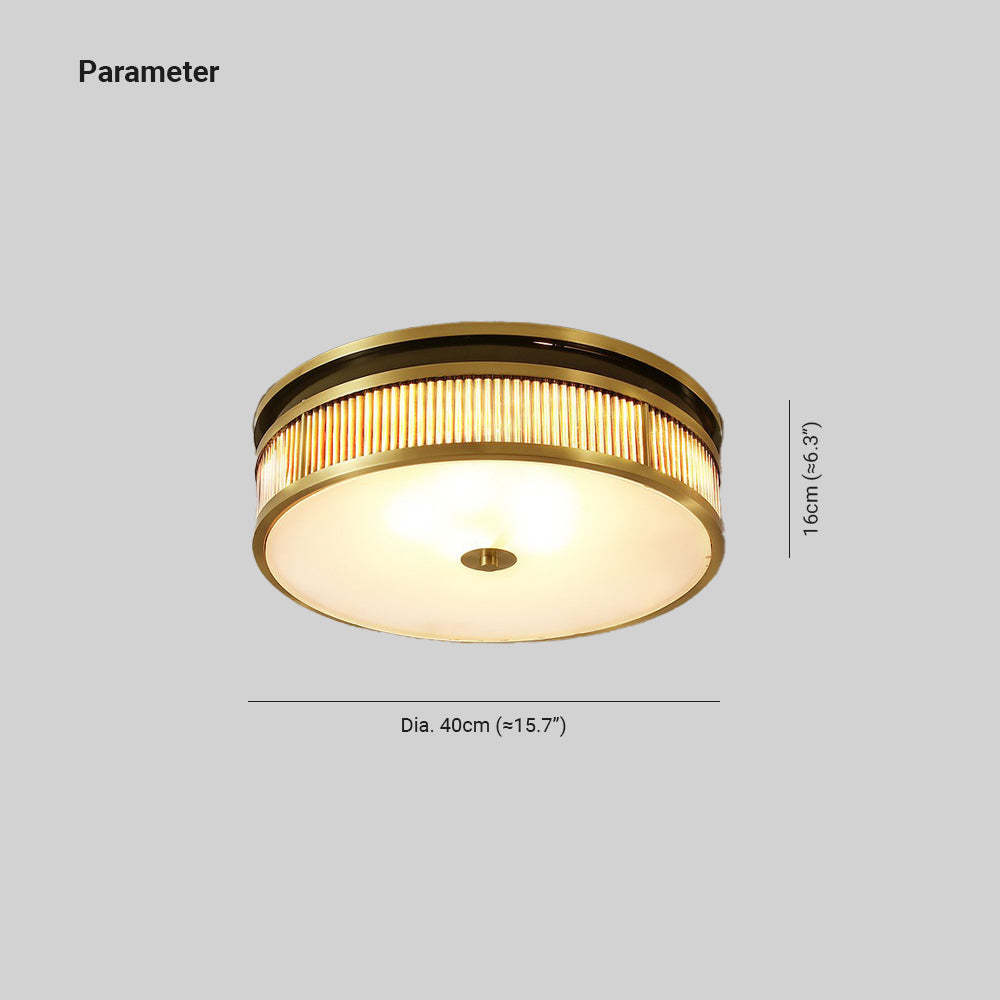 Alessio Flush Mount Ceiling Light dimensions