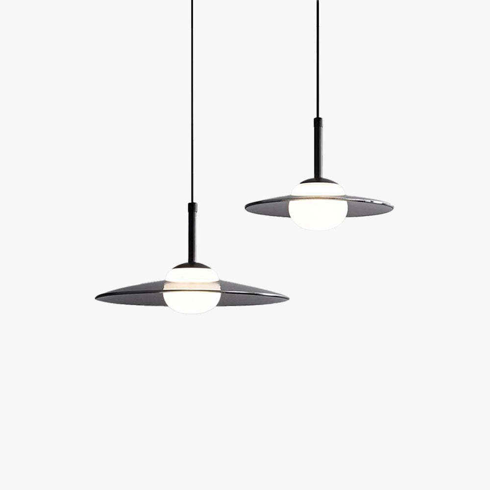 Cairns Design Long Pendant Light Metal Glass for Bedroom Dining Room