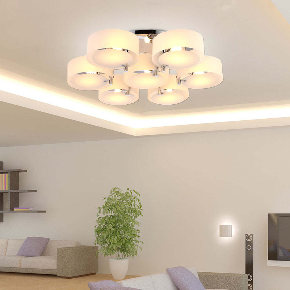 Quinn modern ceiling light in a living room setting