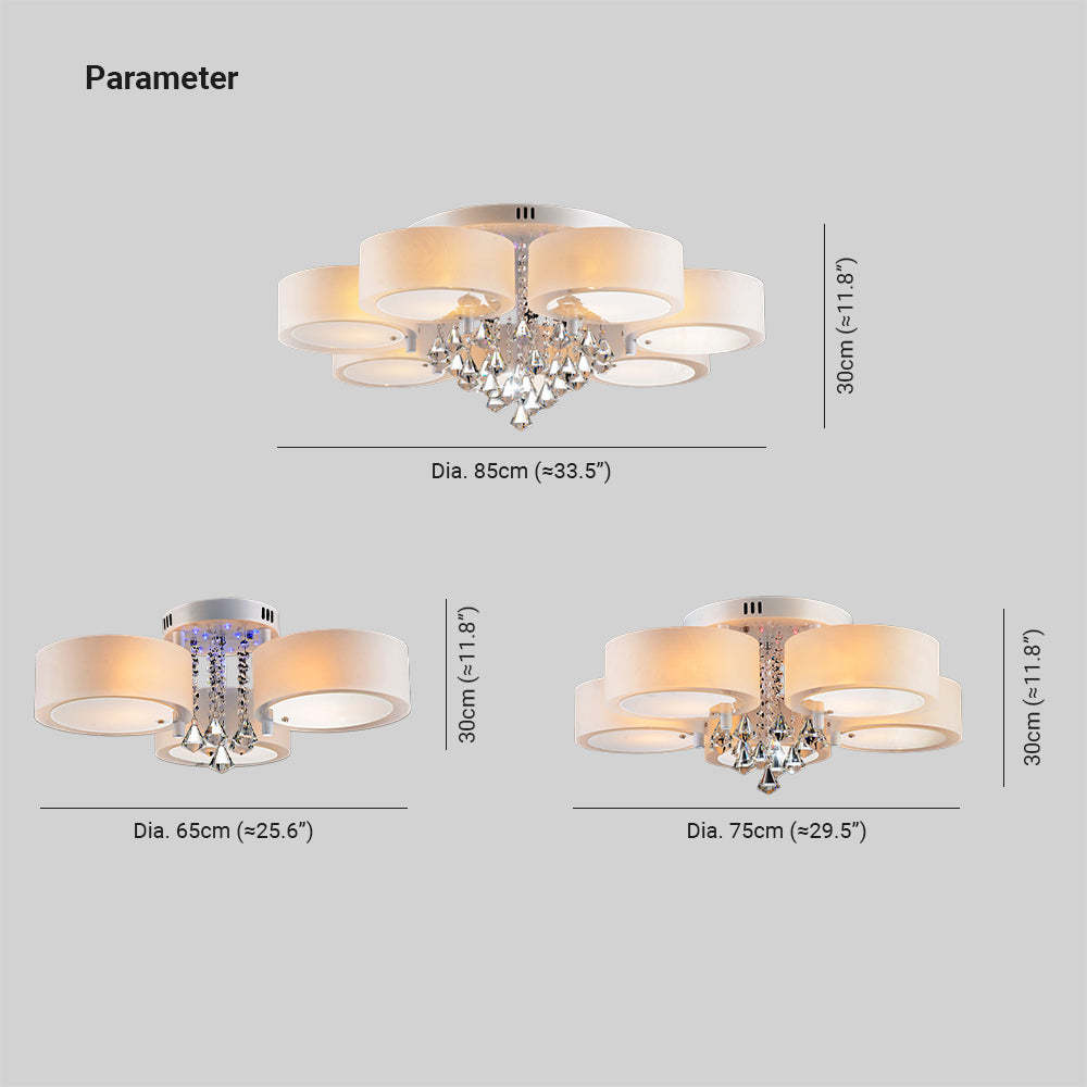 Quinn ceiling light dimensions and specifications
