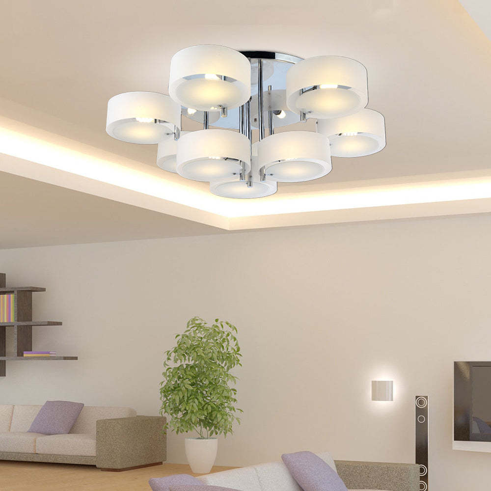 Quinn modern ceiling light in a living room
