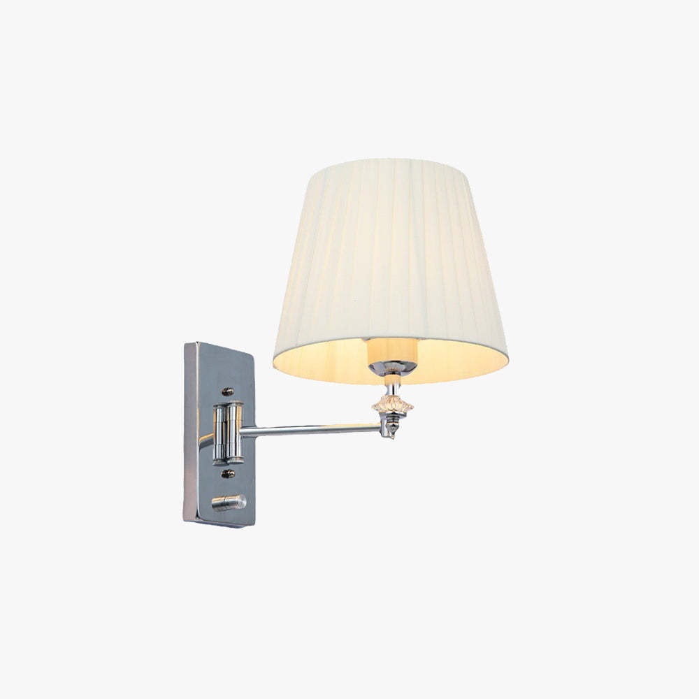 Renée Modern LED Indoor Wall Lamp Metal Fabric