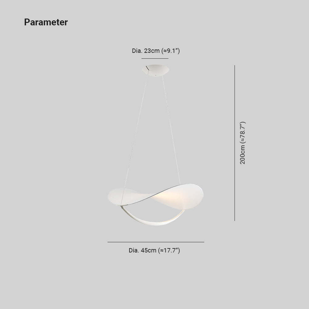Cairns Pendant Light Dimensions: Dia. 45cm, Dia. 23cm, 200cm drop
