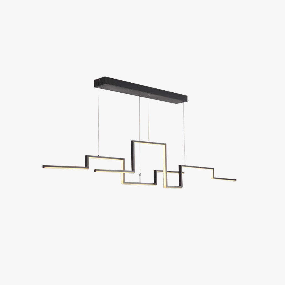 Bouvet Designer Linear Metal Pendant Light