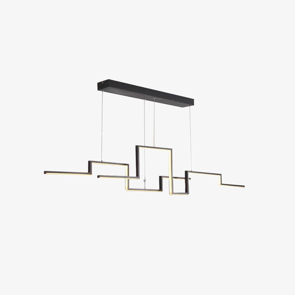 Bouvet Designer Linear Metal Pendant Light