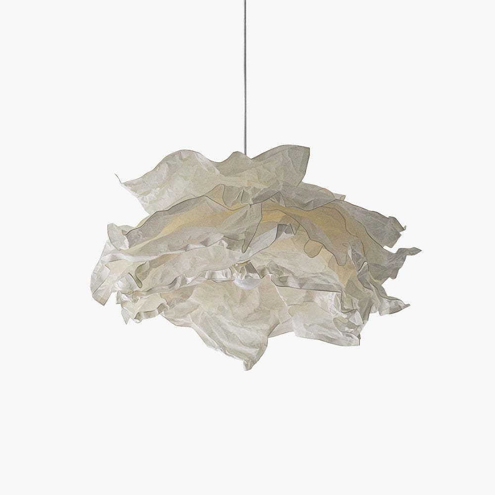 Ritta Wabi-Sabi Cloud Metal Paper LED Pendant Light