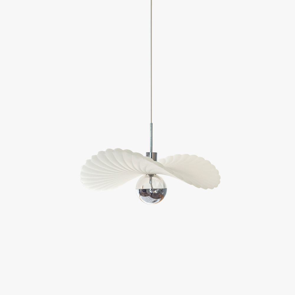 Renée Design white pendant light for bedroom or dining room