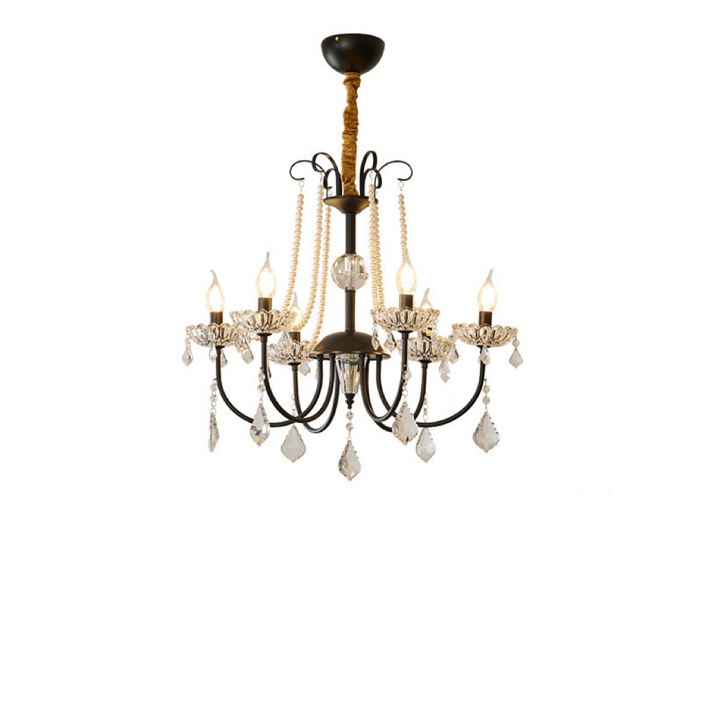 Marilyn Vintage Classical Glass Chandelier Pendant Light Living Room Bedroom
