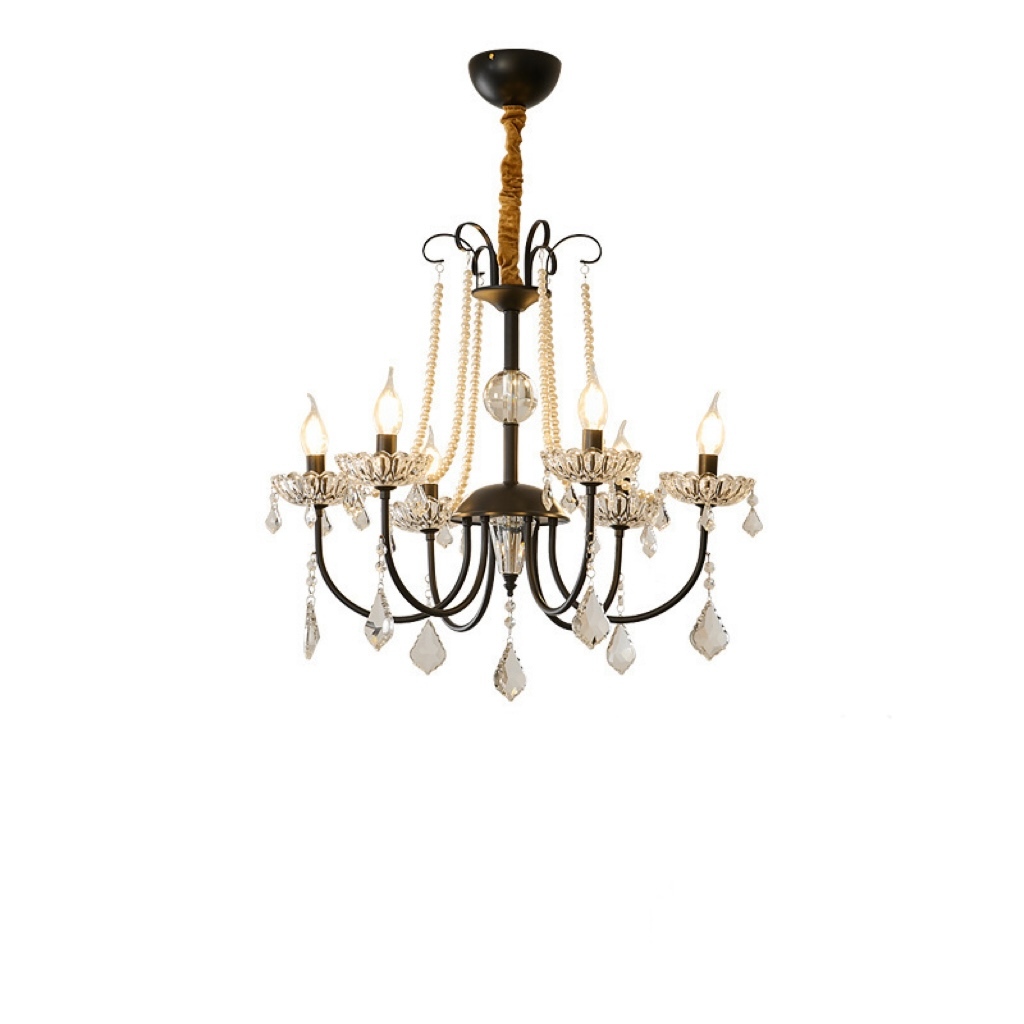 Marilyn Vintage Classical Glass Chandelier Pendant Light Living Room Bedroom