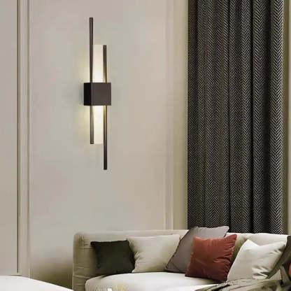 Alana LED Wall Lamp: Modern linear design lighting.