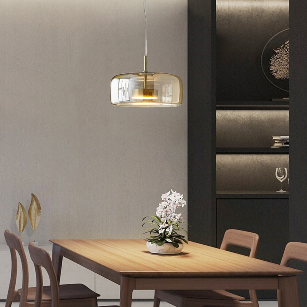 Hailie Morden Glass Pendant Light Living Room