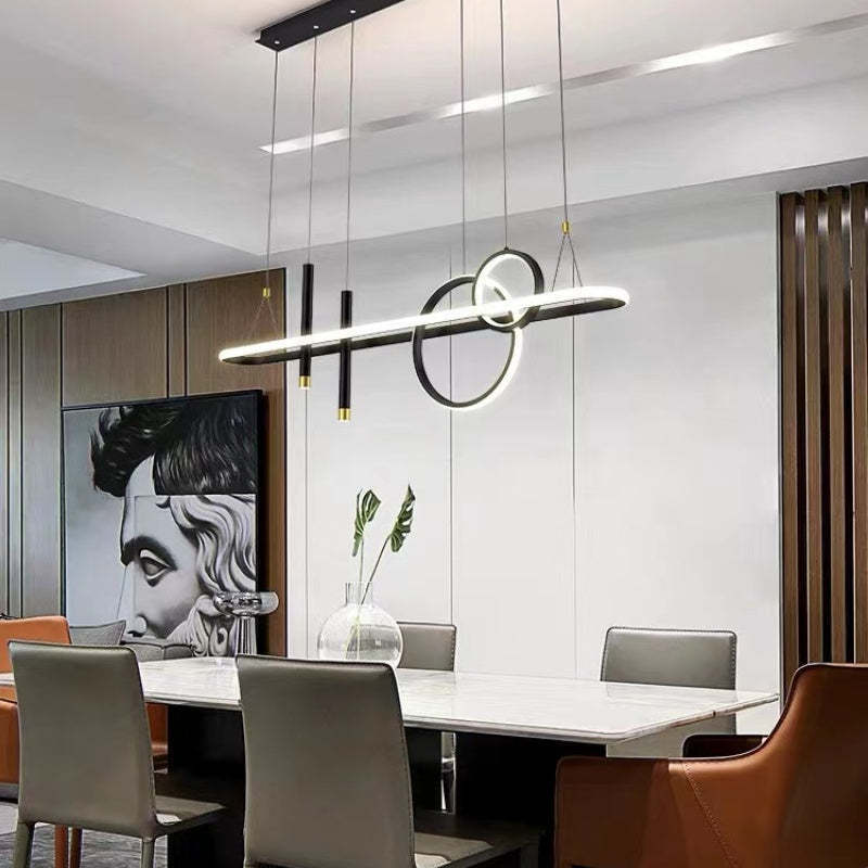 Madina Modern Ring Pendant Light over dining table