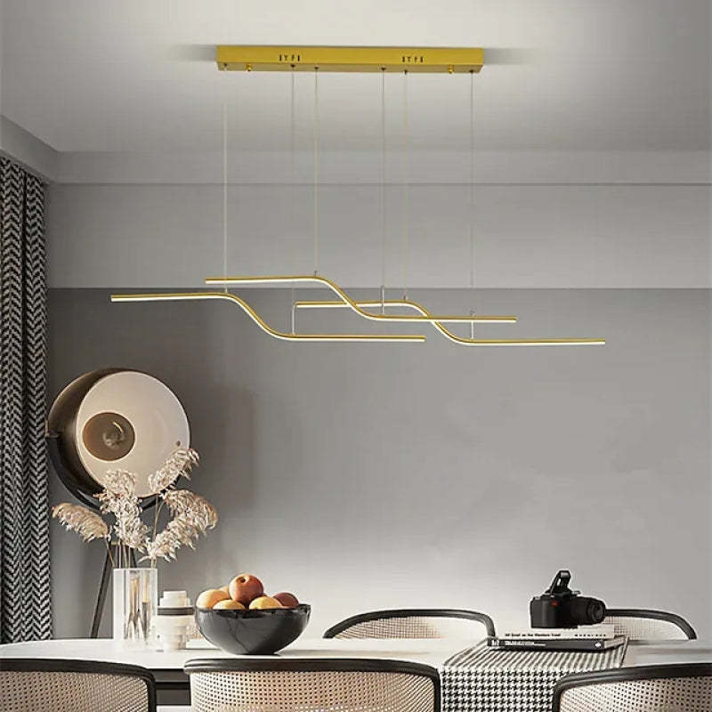 Louise Geometric Pendant Light for Dining Room