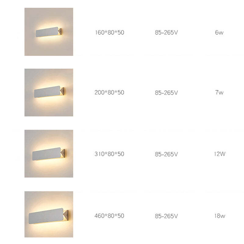 Orr LED Wall Lamp Sizes - Las Sola Lighting