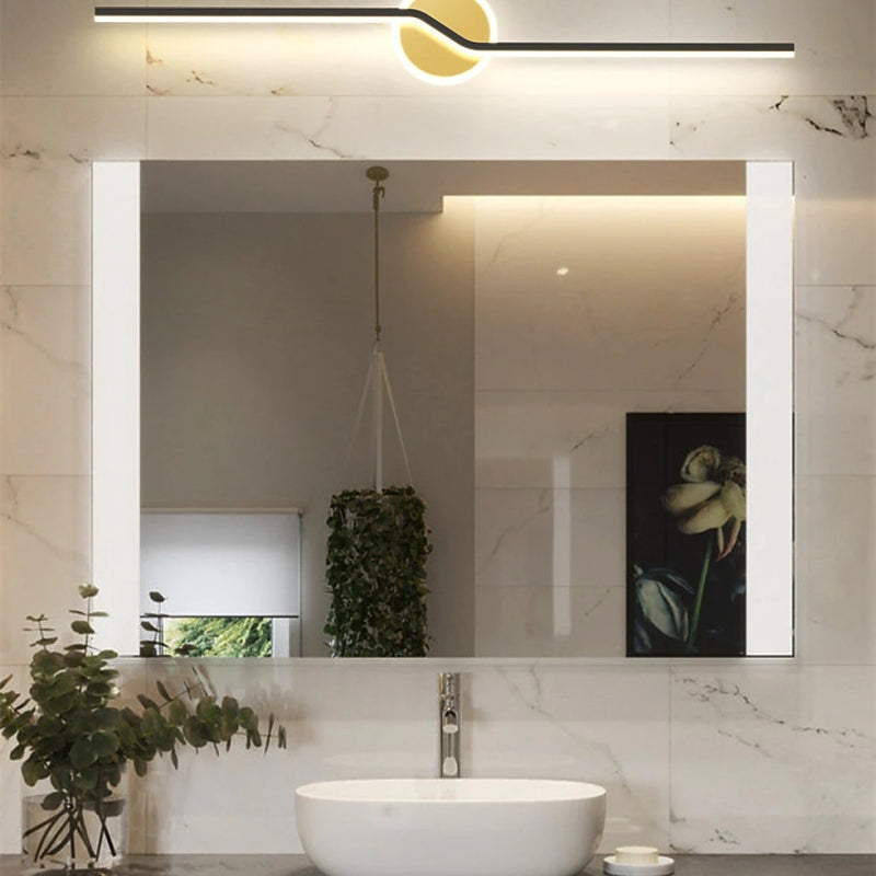 Leigh Wall Lamp Linear Minimalist Metal Bedroom