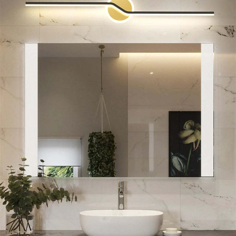 Leigh Wall Lamp Linear Minimalist Metal Bedroom