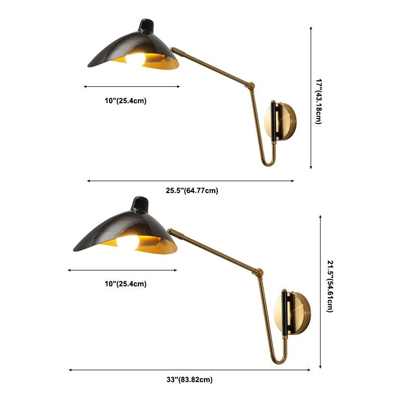 Brady Industrial Wall Lamp Dimensions