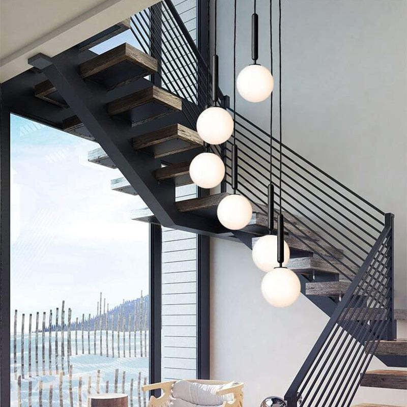 Valentina Modern Glass Ball Pendant Light