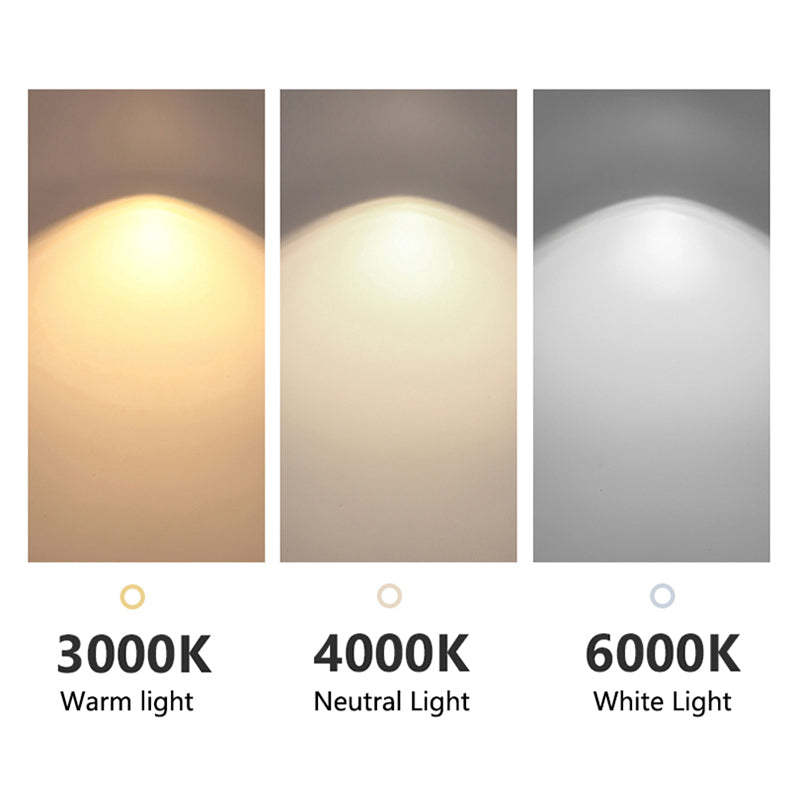Quinn Ceiling Light - Color Temperature Comparison