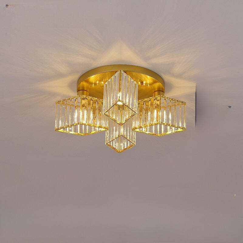Gold Eryn Modern Flush Mount Ceiling Light