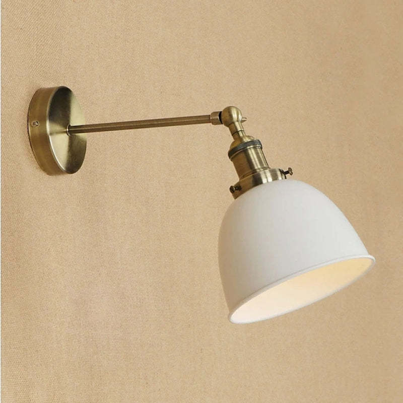 Retro Brady Wall Lamp - Vintage LED Bedroom Lighting