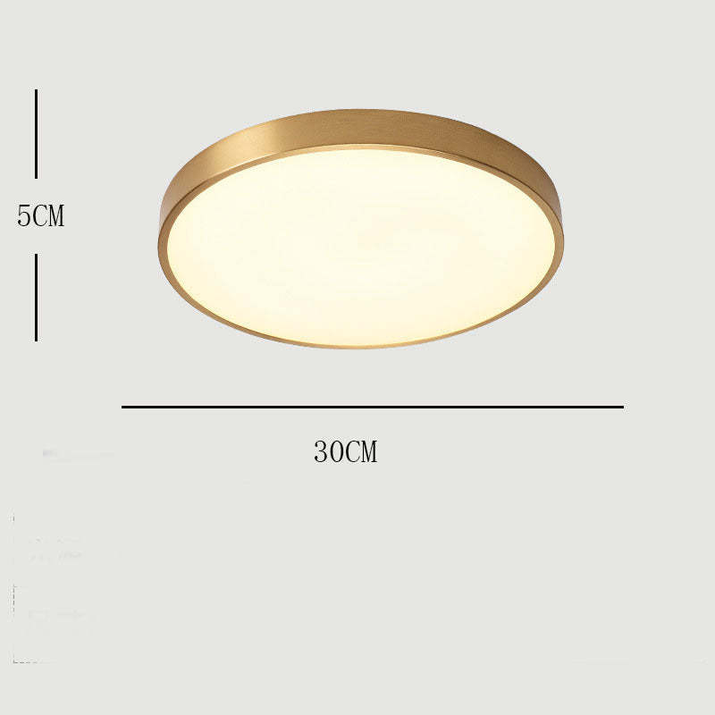 Quinn Nordic LED Ceiling Light Dimensions 30cm x 5cm