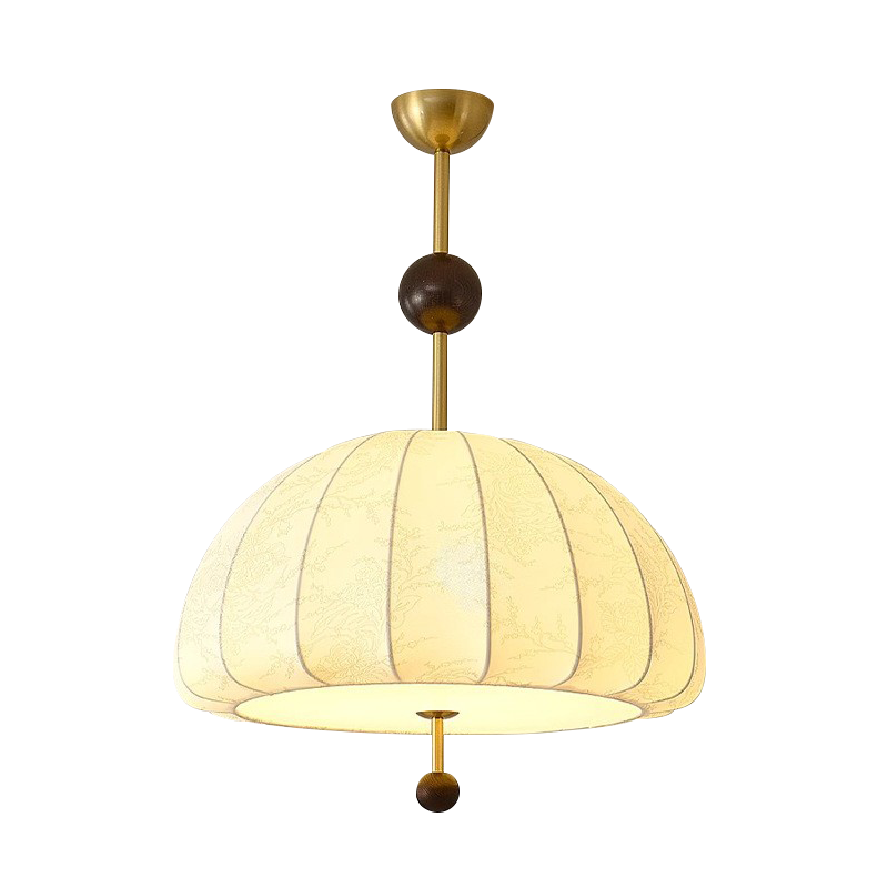 Ritta Retro Pendant Light - Fabric Shade