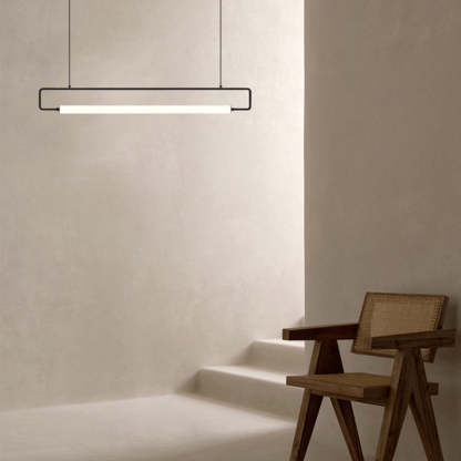 Edge Modern Minimalist rectangular Metal  Pendant Light