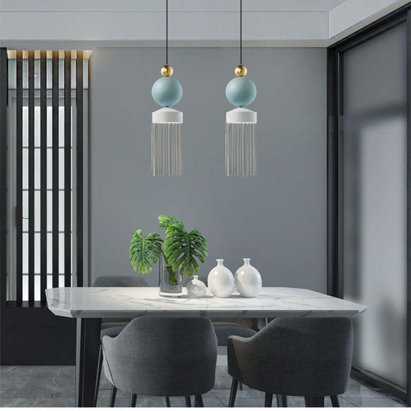 Lassola Colon Pendant Lights in Modern Dining Room