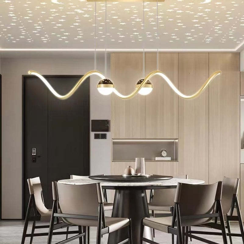 Madina Nordic Pendant Light with starry ceiling, Lassola