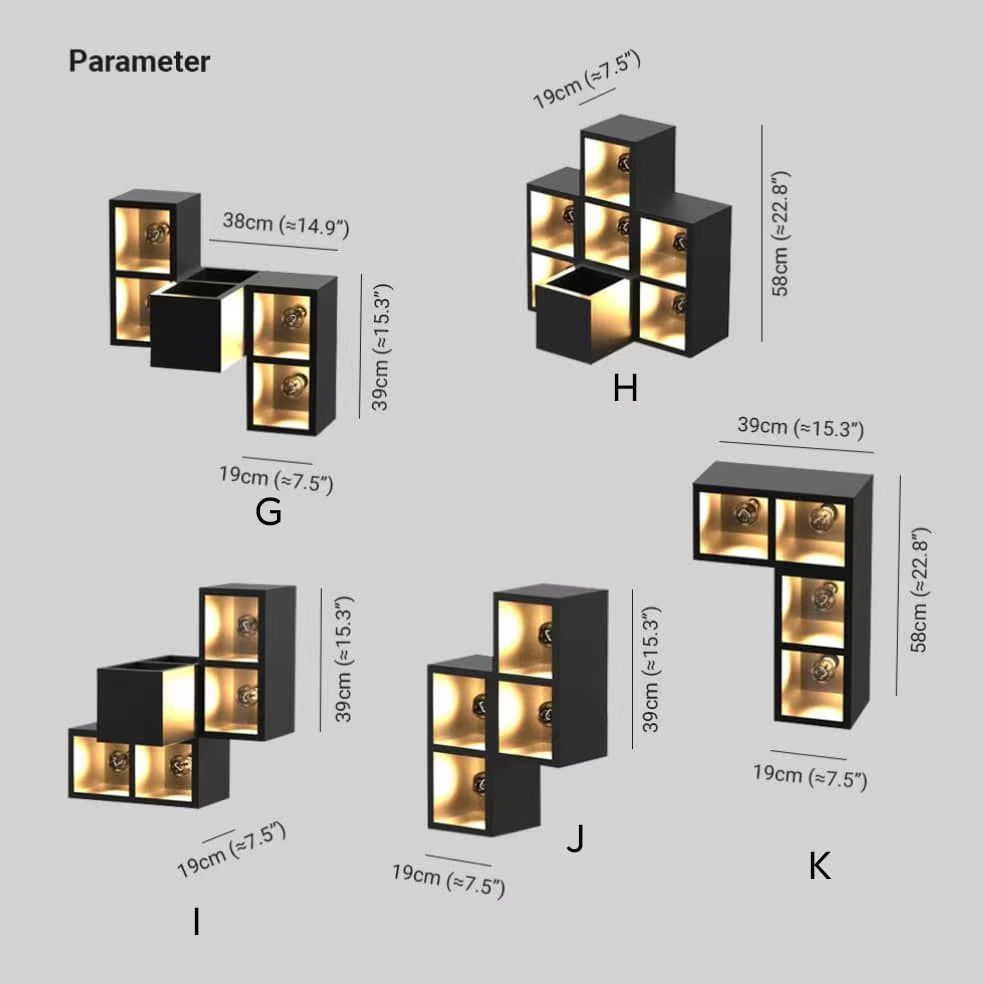 Orr Modern Cube Wall Lamp Dimensions - Outdoor Lighting