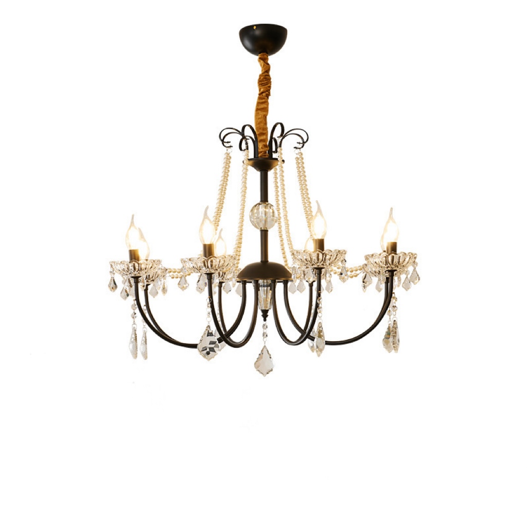 Marilyn Vintage Classical Glass Chandelier Pendant Light Living Room Bedroom