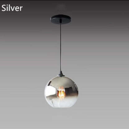 Silver Levy Pendant Light | Modern Glass Lighting