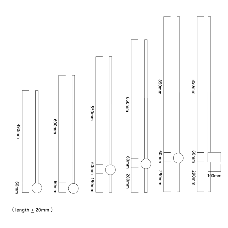 Edge Wall Reading Lamp Dimensions Diagram