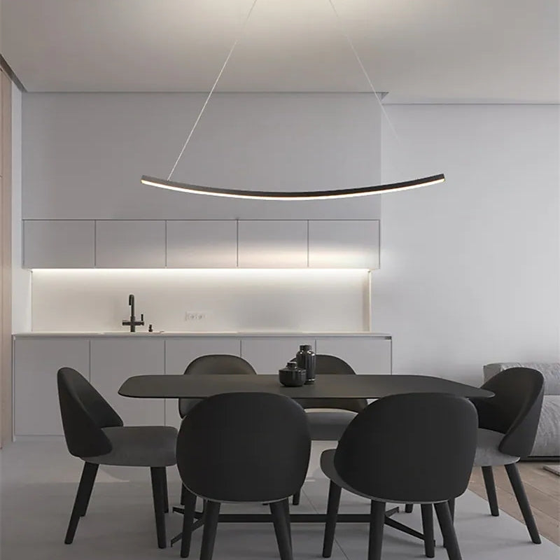 Modern dining room with Louise pendant light