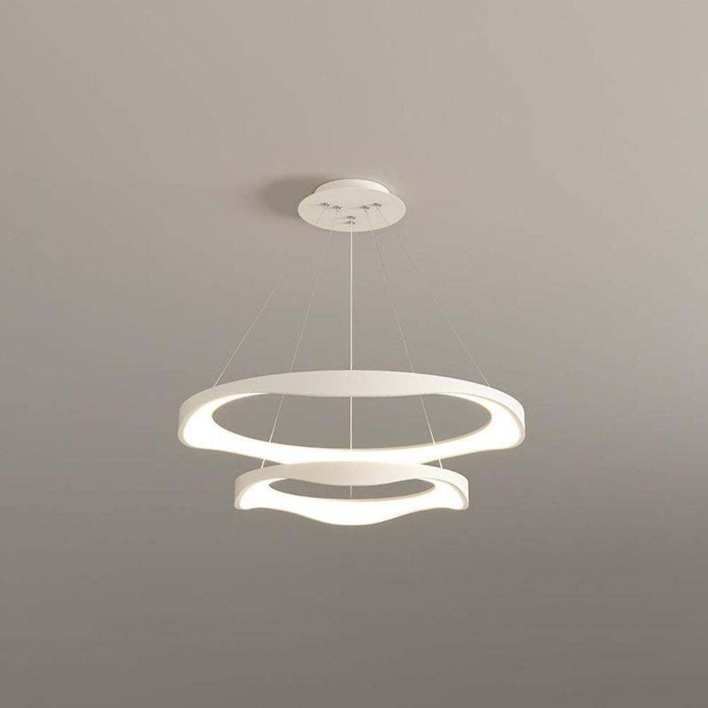 Arisha Pendant Light: Modern White Halo Lighting
