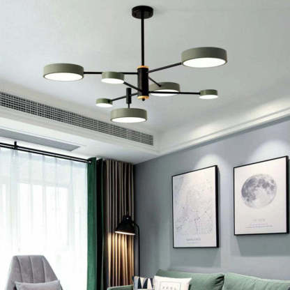 Sienna Pendant Light illuminating a modern living room