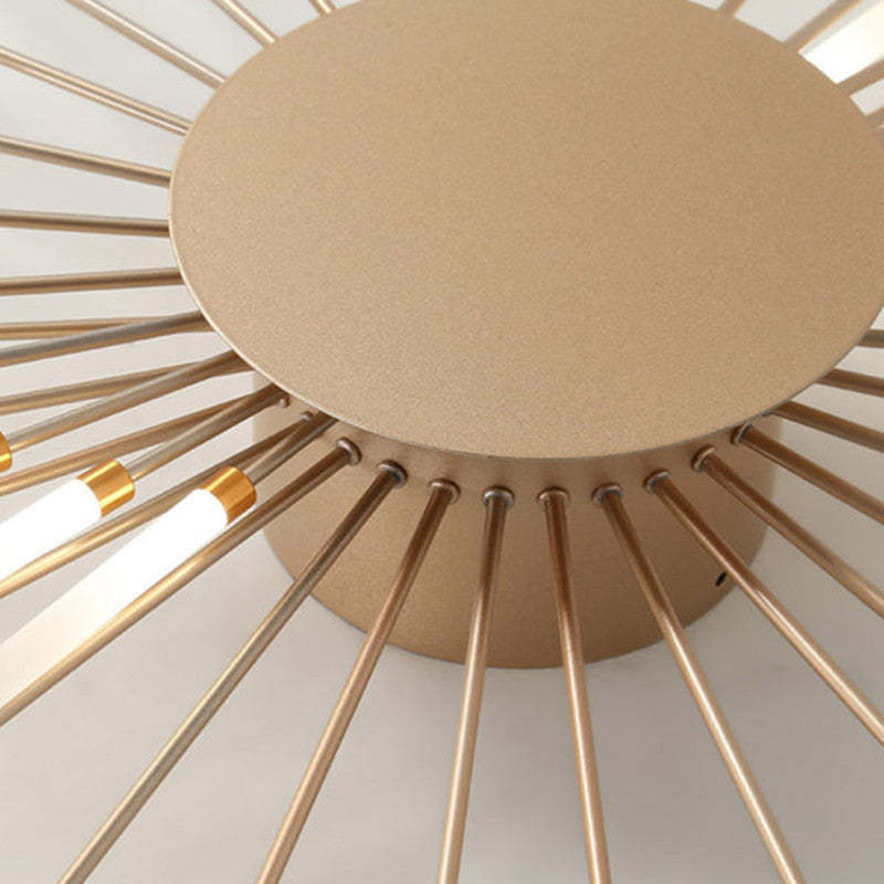 Lowry Fireworks Ceiling Light Gold Detail