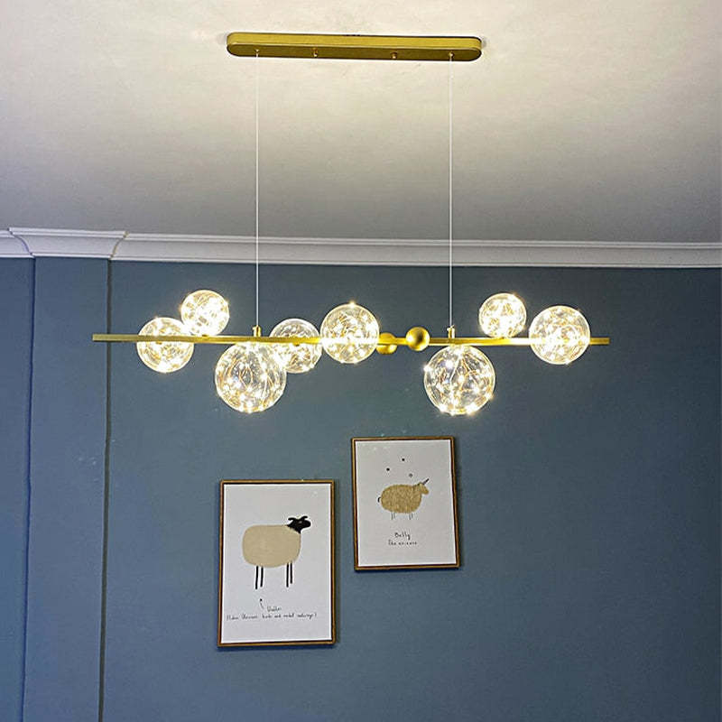 Gold Valentina Art Deco Globe Chandelier Lighting Valentina Art Deco Globe Metal Glass Chandelier