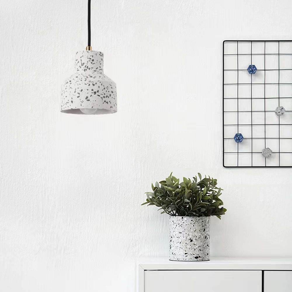 Morandi Pendant Light, modern cement design, indoor lighting fixture